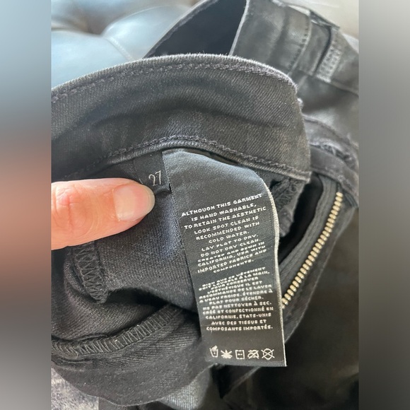 J brand x Halpern special edition Maria black fringe stellar jeans, size 27. - Picture 15 of 16